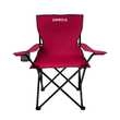 24MOVE® Campingstuhl Klappstuhl Outdoor Angelstuhl Camping faltbar rot