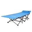 24MOVE® Feldbett Campingbett Klappbett Campingliege klappbar BORBA blau