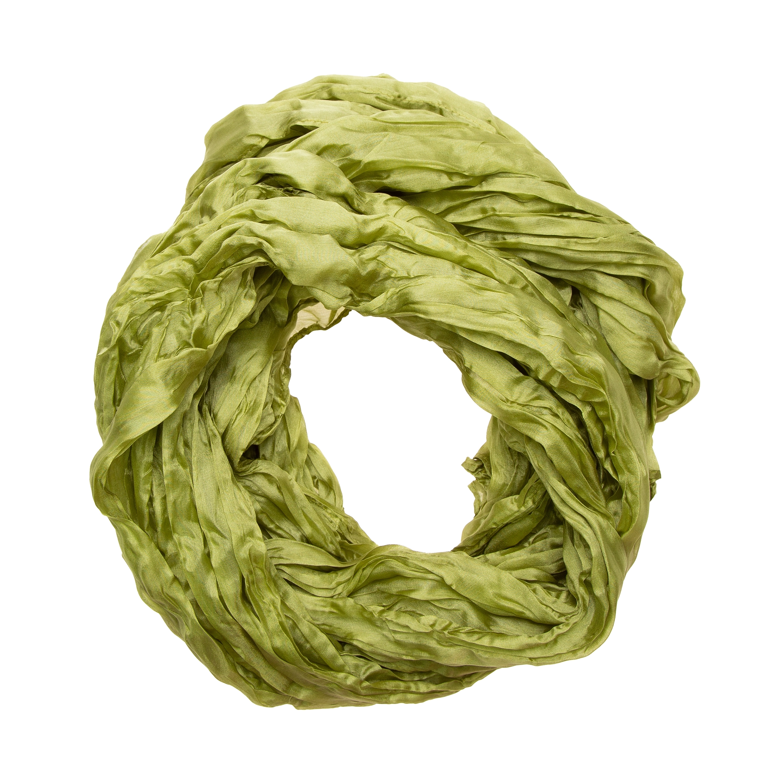 Knitterschal Halstuch Schal XXL olive