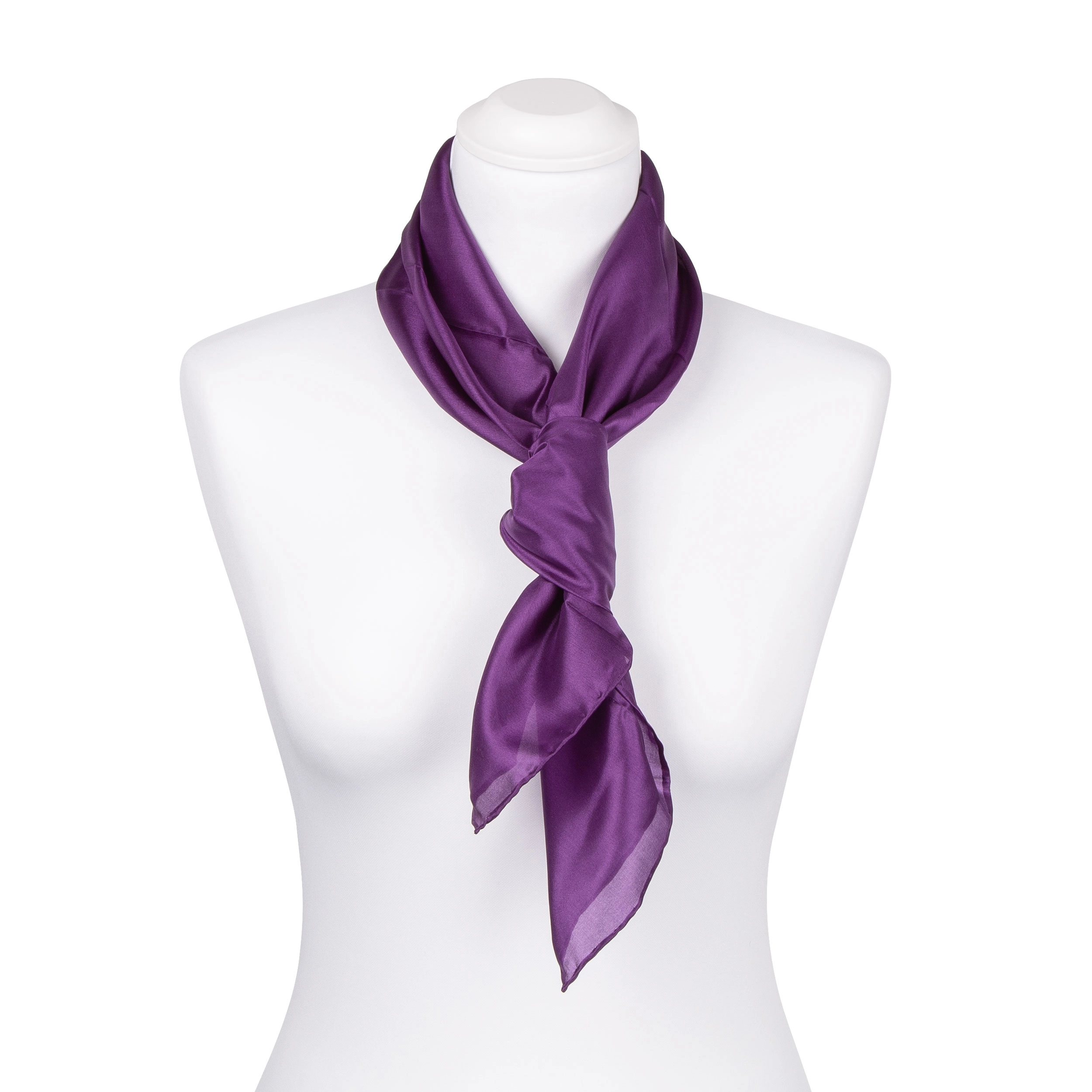 Seidentuch Halstuch Schal violett
