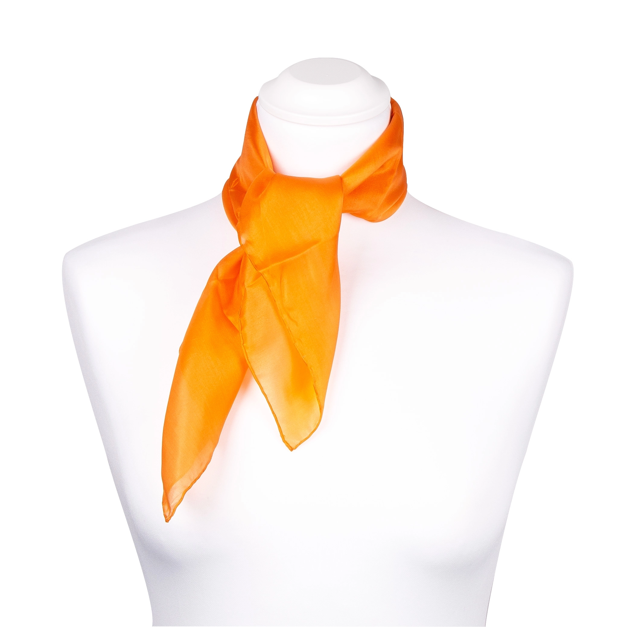 Nickituch Halstuch Pongé orange