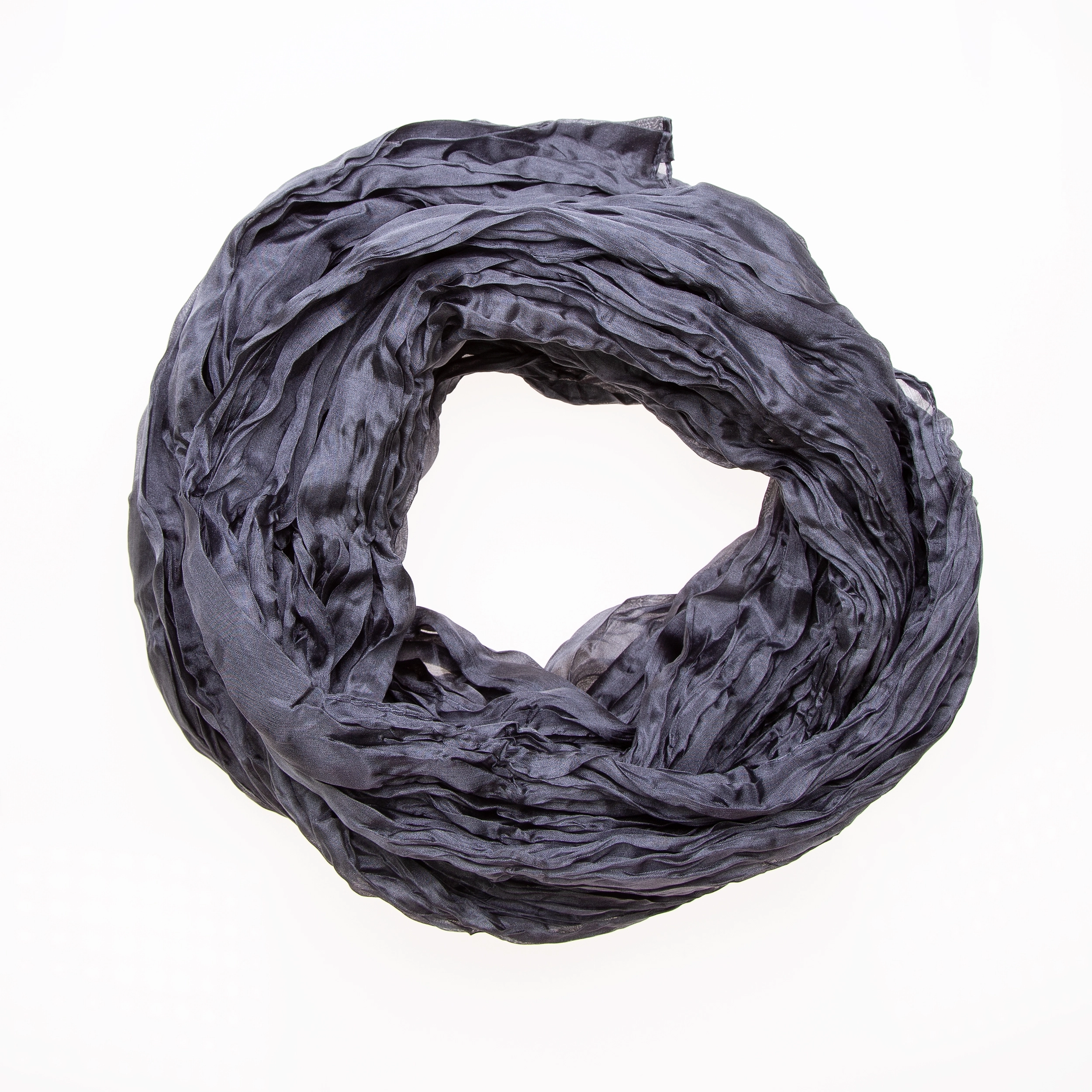 Knitterschal Halstuch Schal XXL Grau
