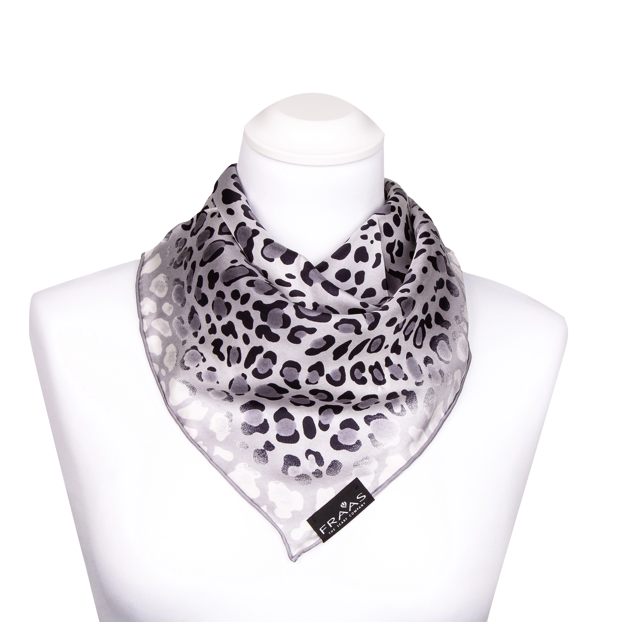 FRAAS Nickituch Halstuch Leopard grau