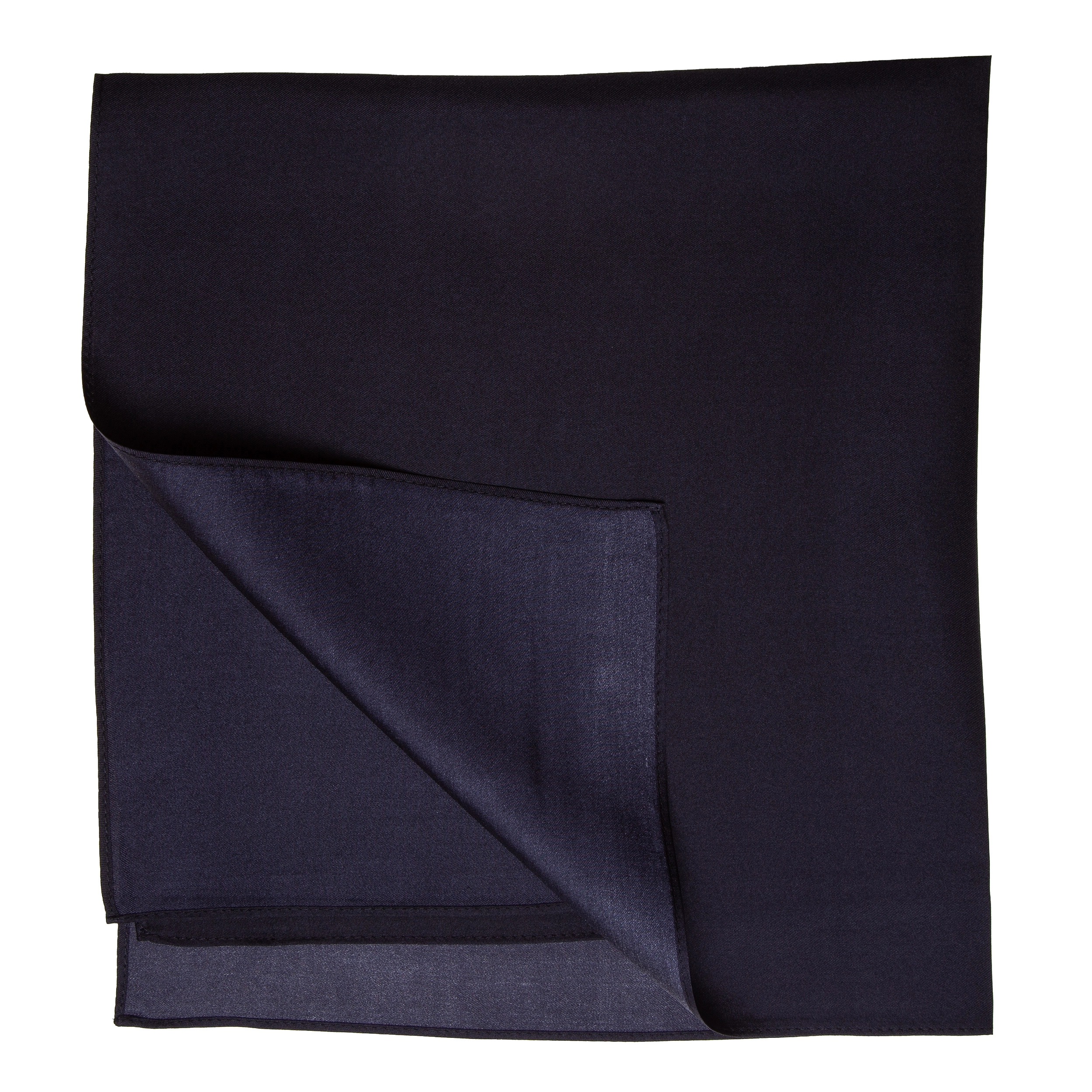 Seidentuch Halstuch Twill Schwarz