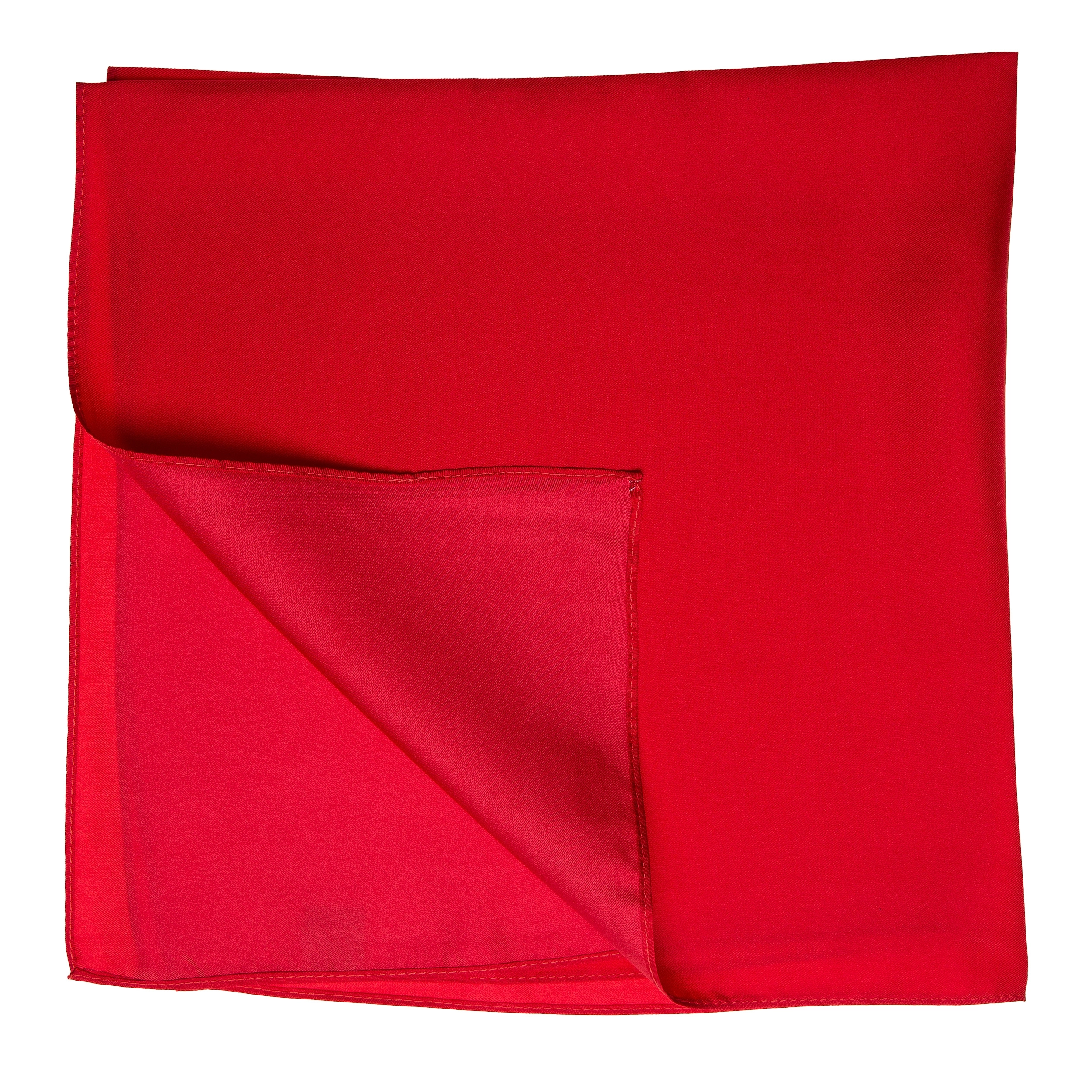 Seidentuch Halstuch Twill tiefrot