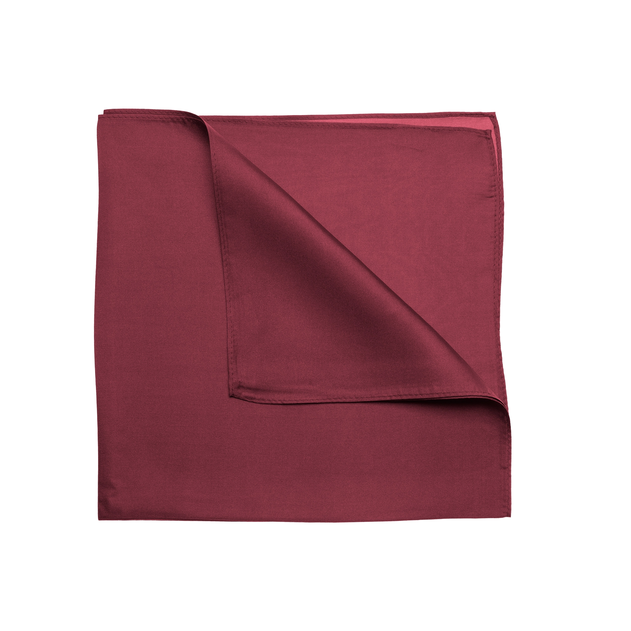 Seidentuch Halstuch Twill weinrot
