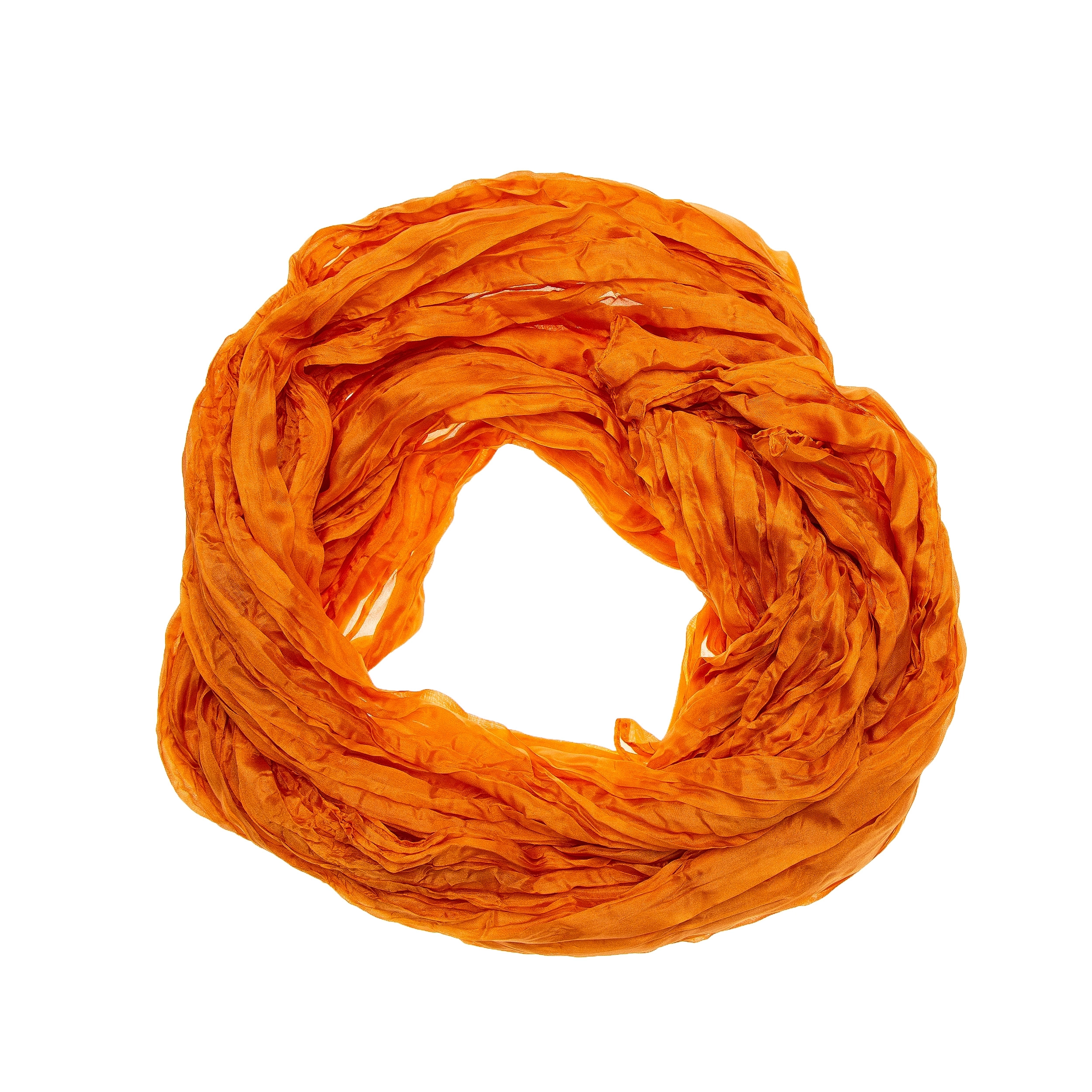 Knitterschal Halstuch Schal XXL orange