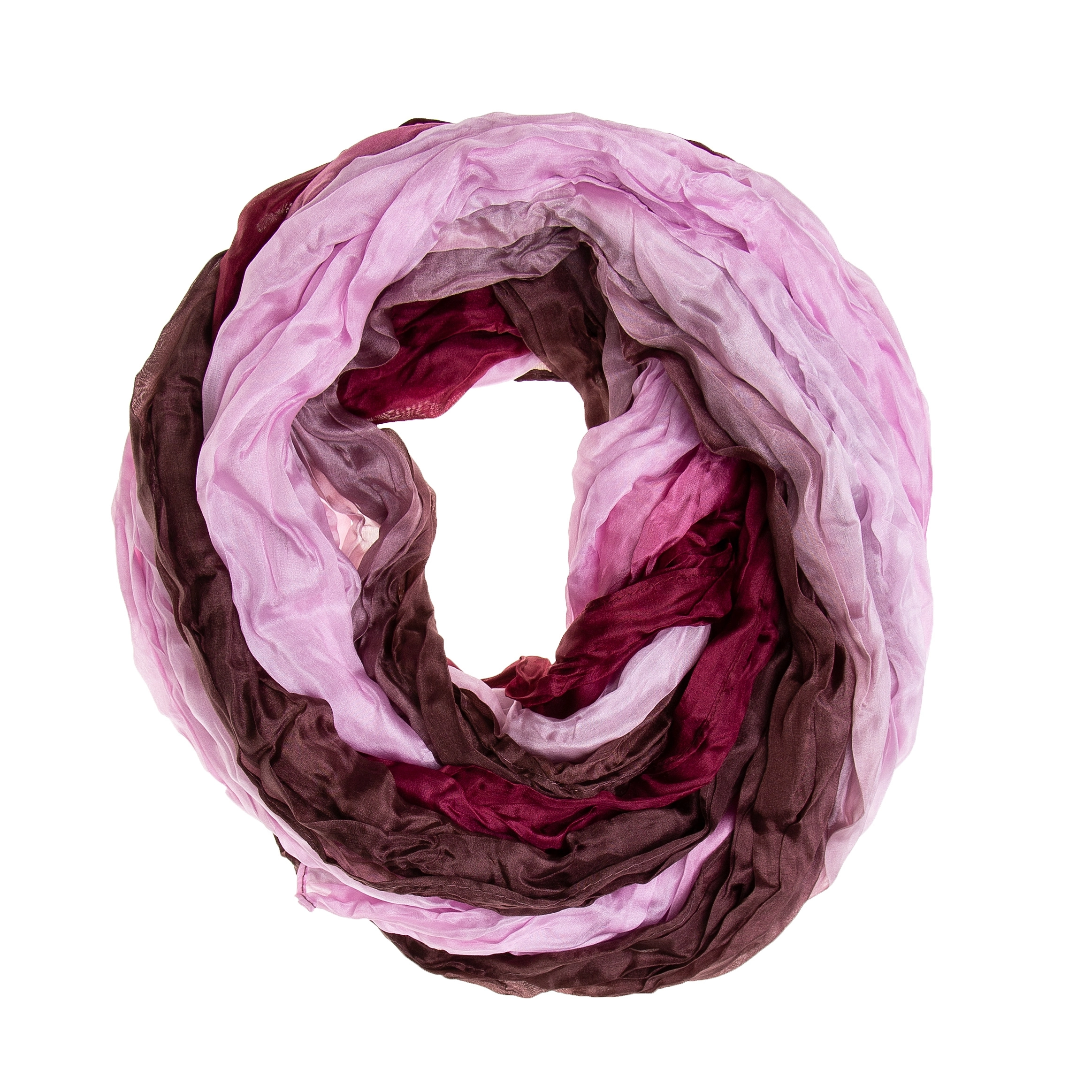 Knitterschal Halstuch Schal XXL Farbverlauf bordeaux-flieder
