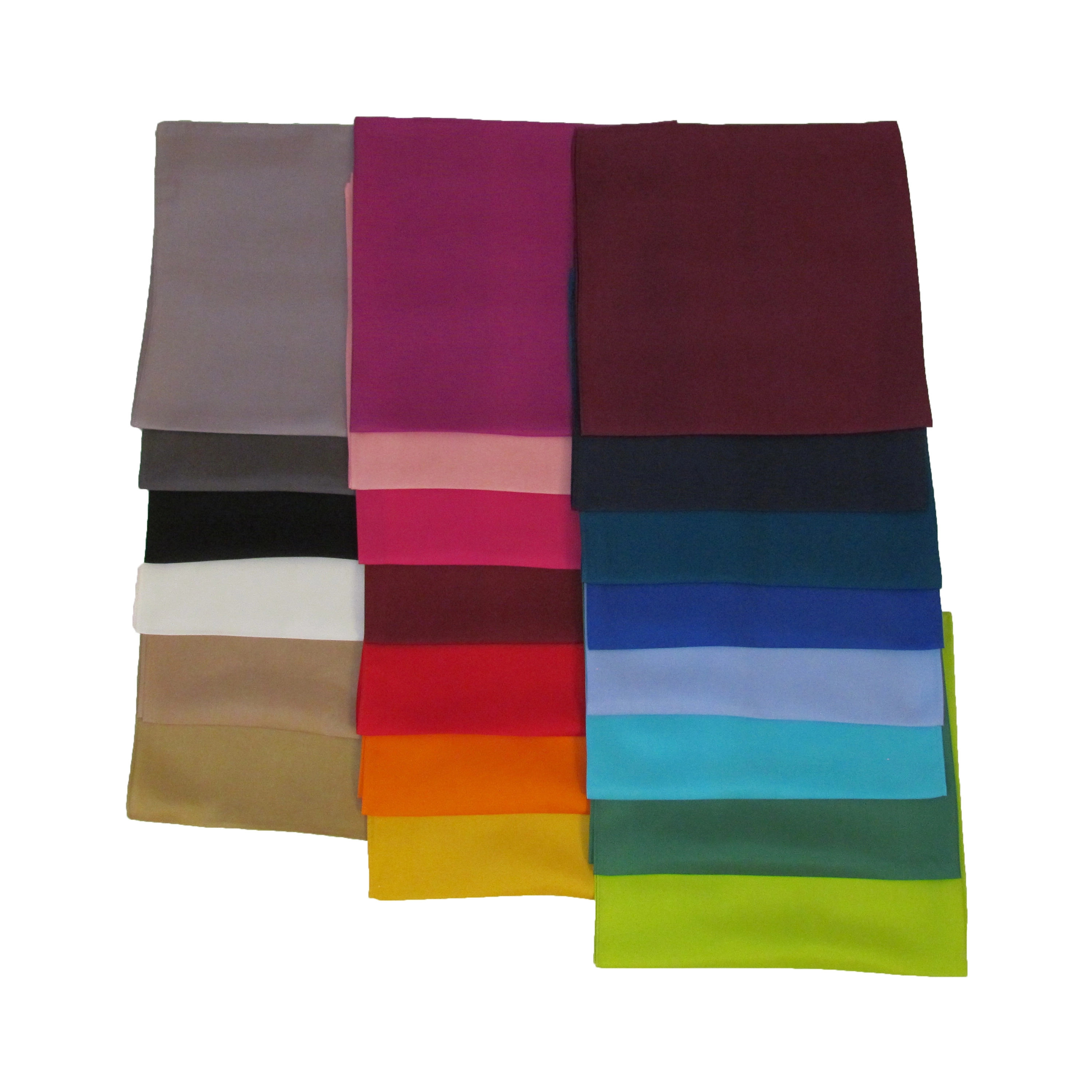 Nickituch Halstuch Twill verschiedene Farben