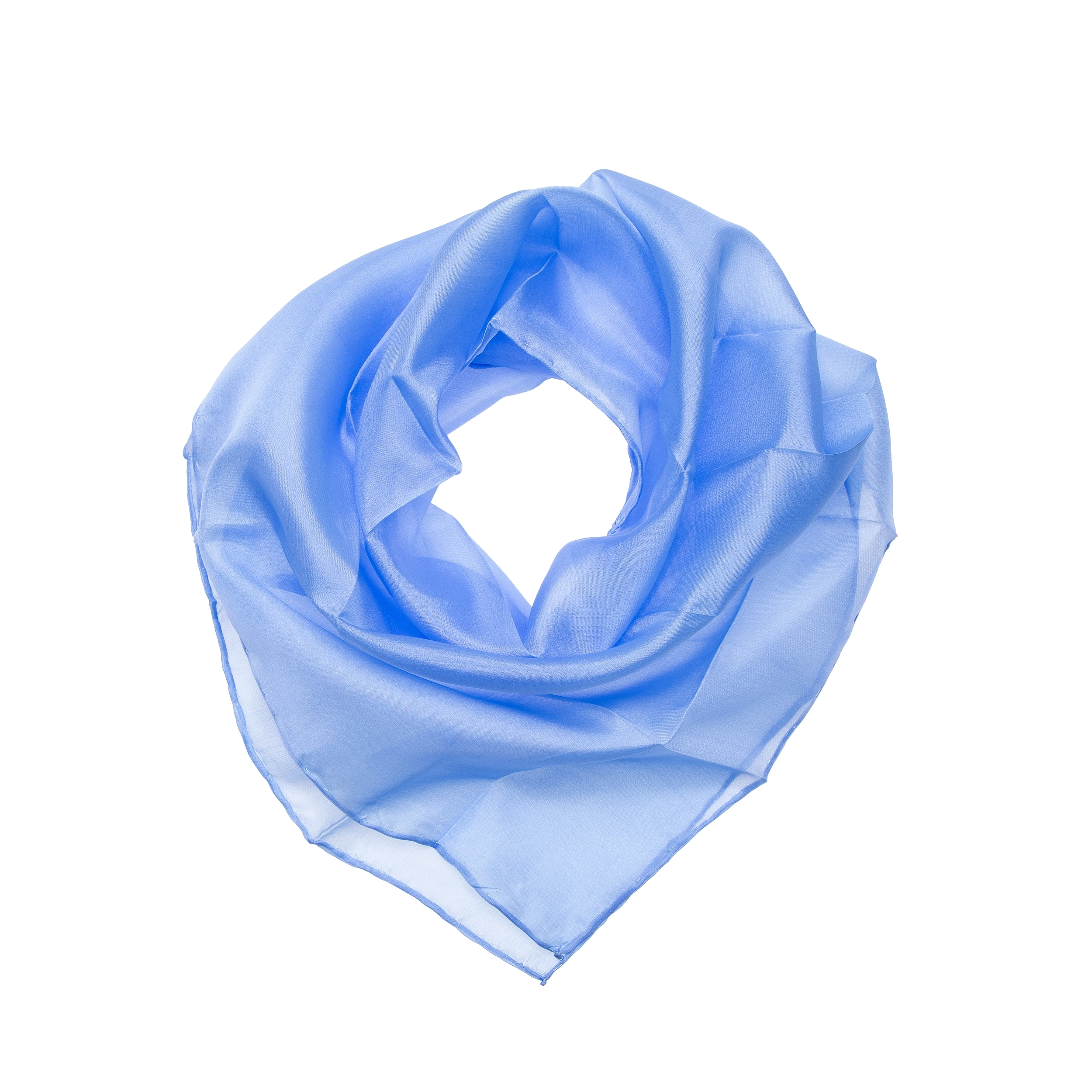 Nickituch Halstuch Pongé Hellblau