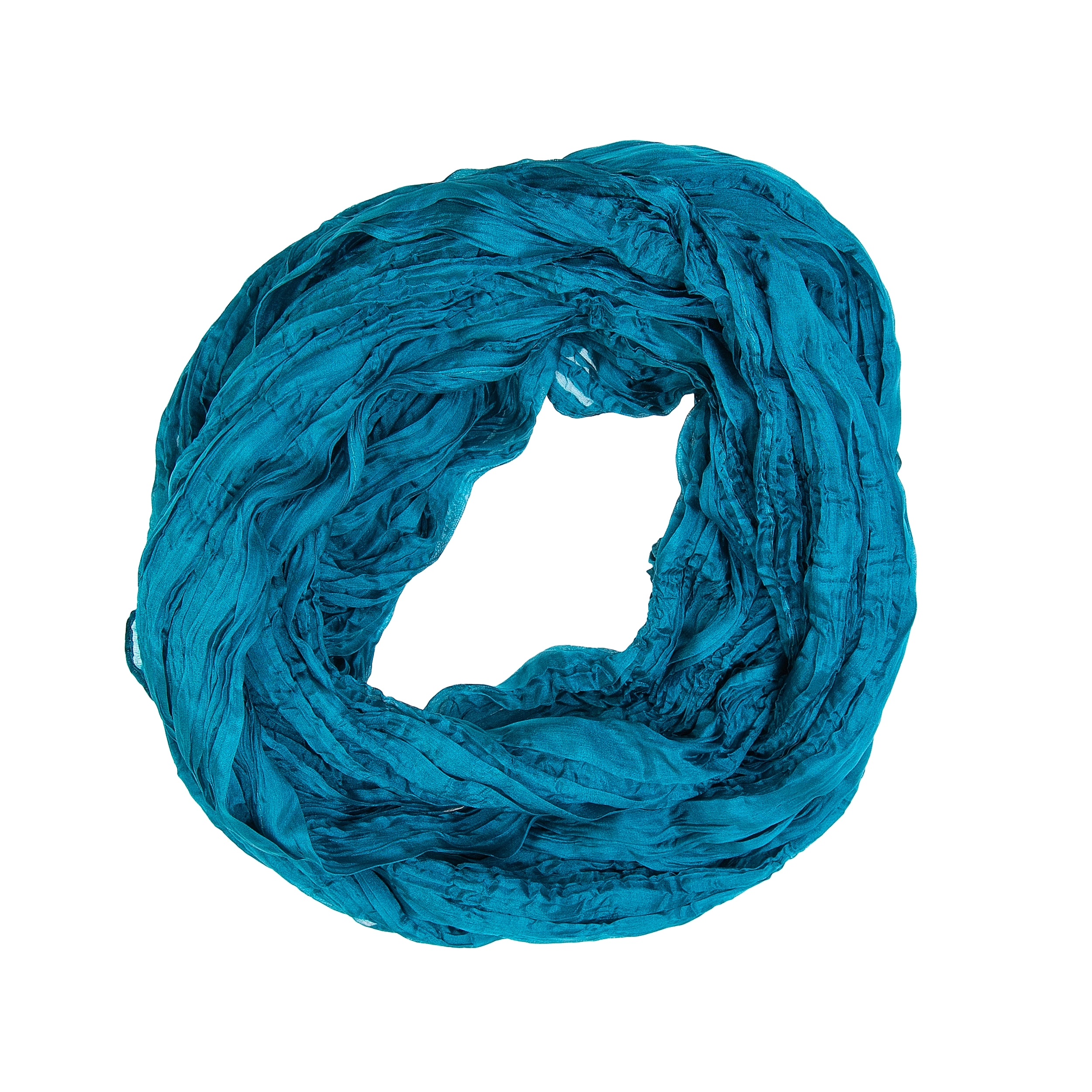 Knitterschal Halstuch Schal XXL petrol