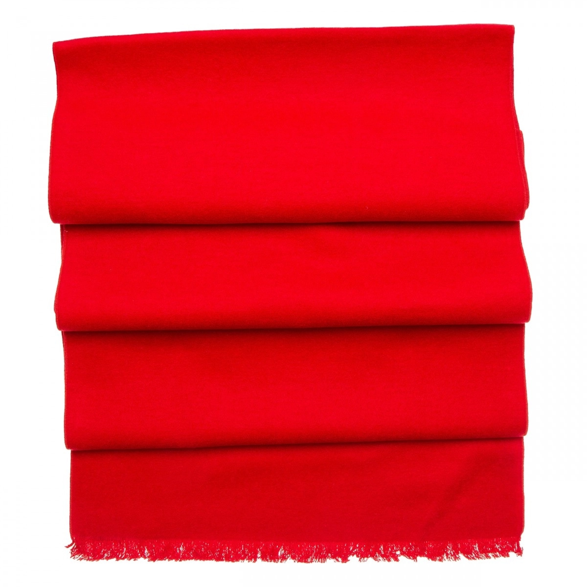 Winterschal Seidenflanell Schal rot
