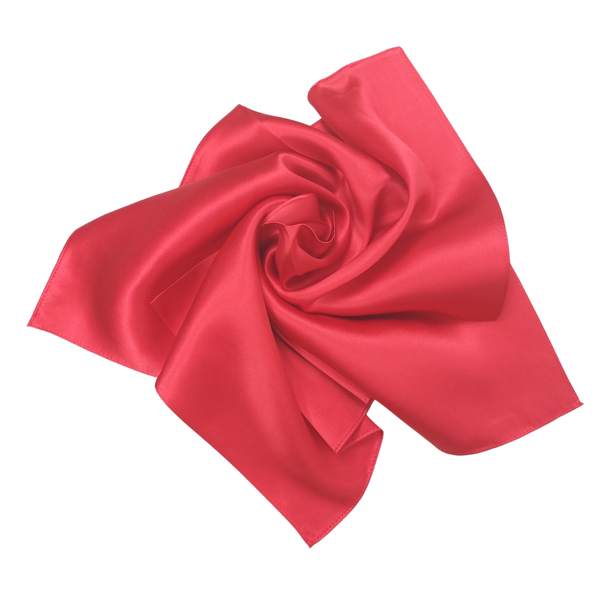 Nickituch Halstuch Satin Rot Granatapfel (16 Momme)