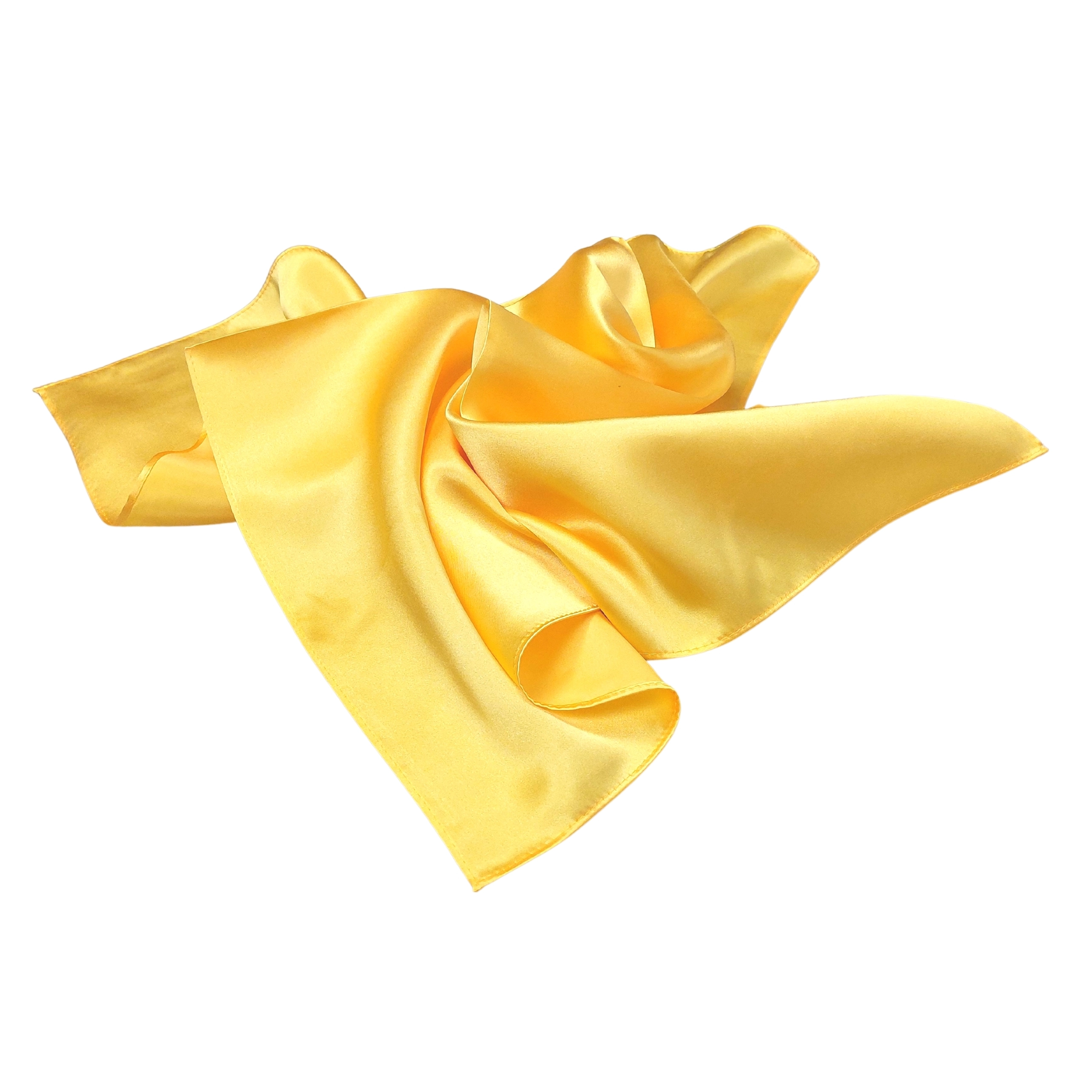 Nickituch Halstuch Satin Gelb (16 Momme)