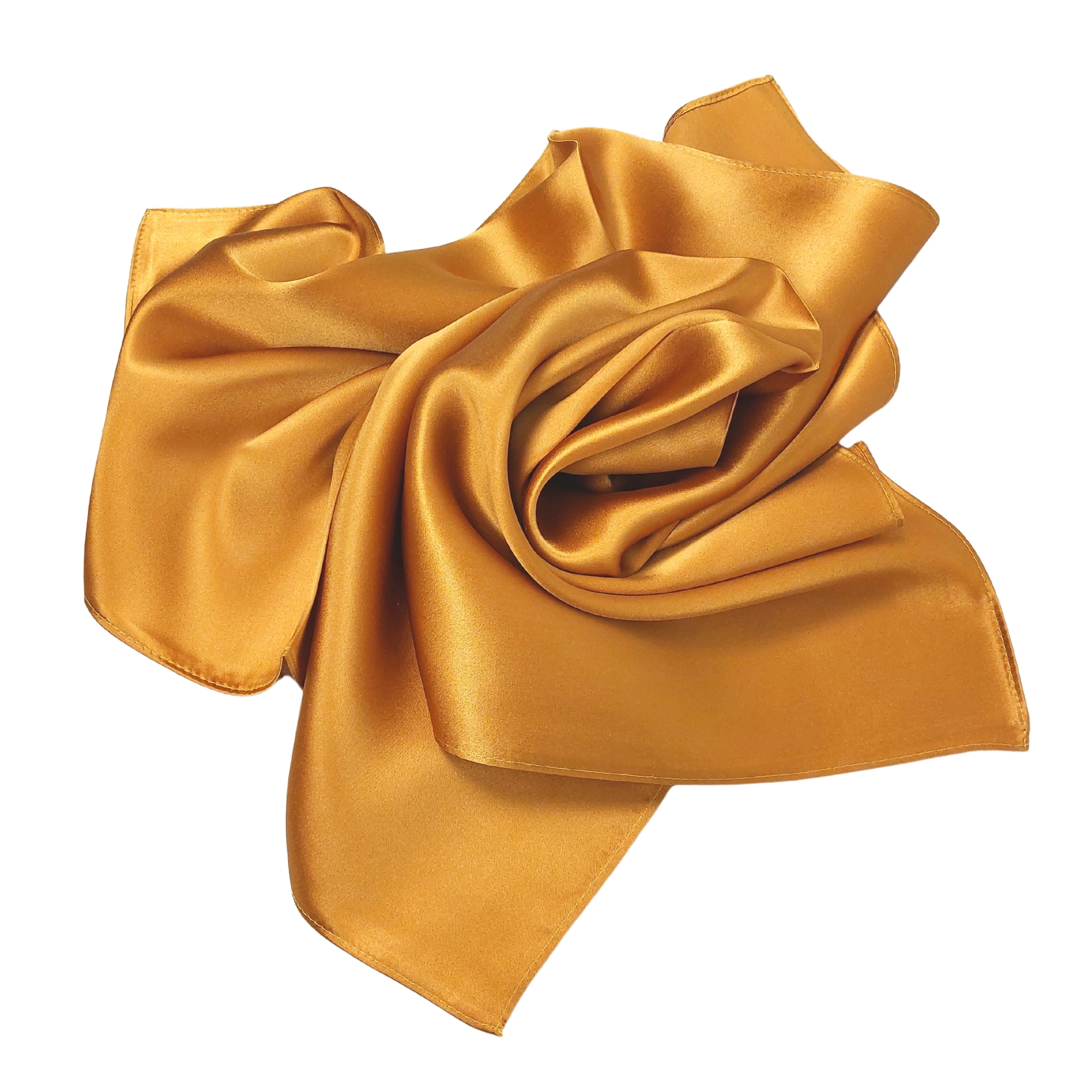 Nickituch Halstuch Satin bernstein (16 Momme)