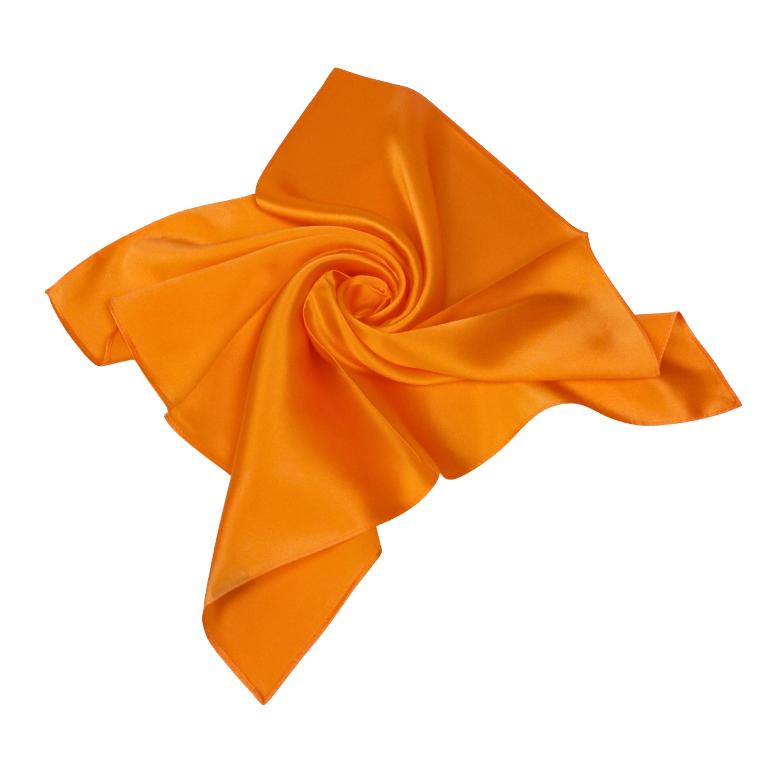 Nickituch Halstuch Satin orange (16 Momme)