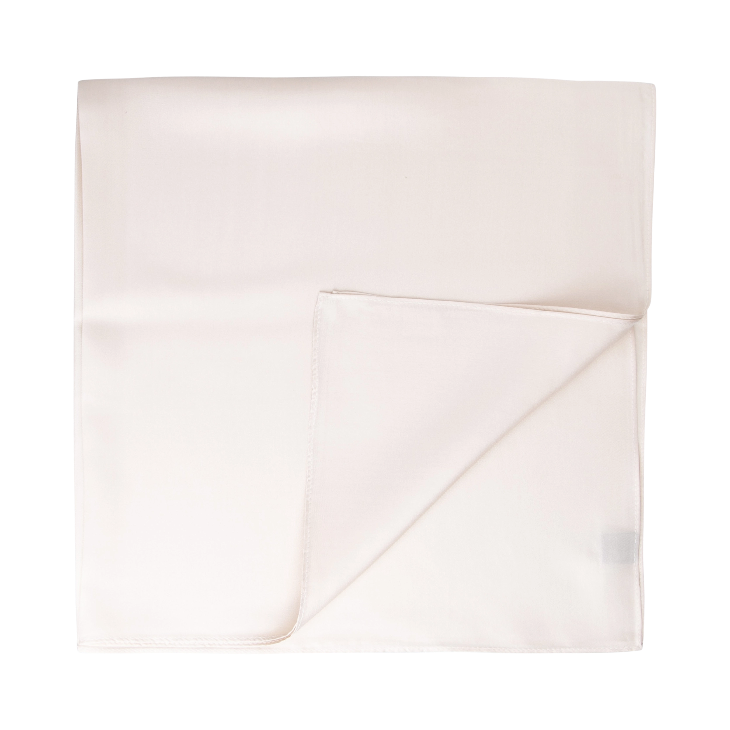 Seidentuch Halstuch Twill Creme