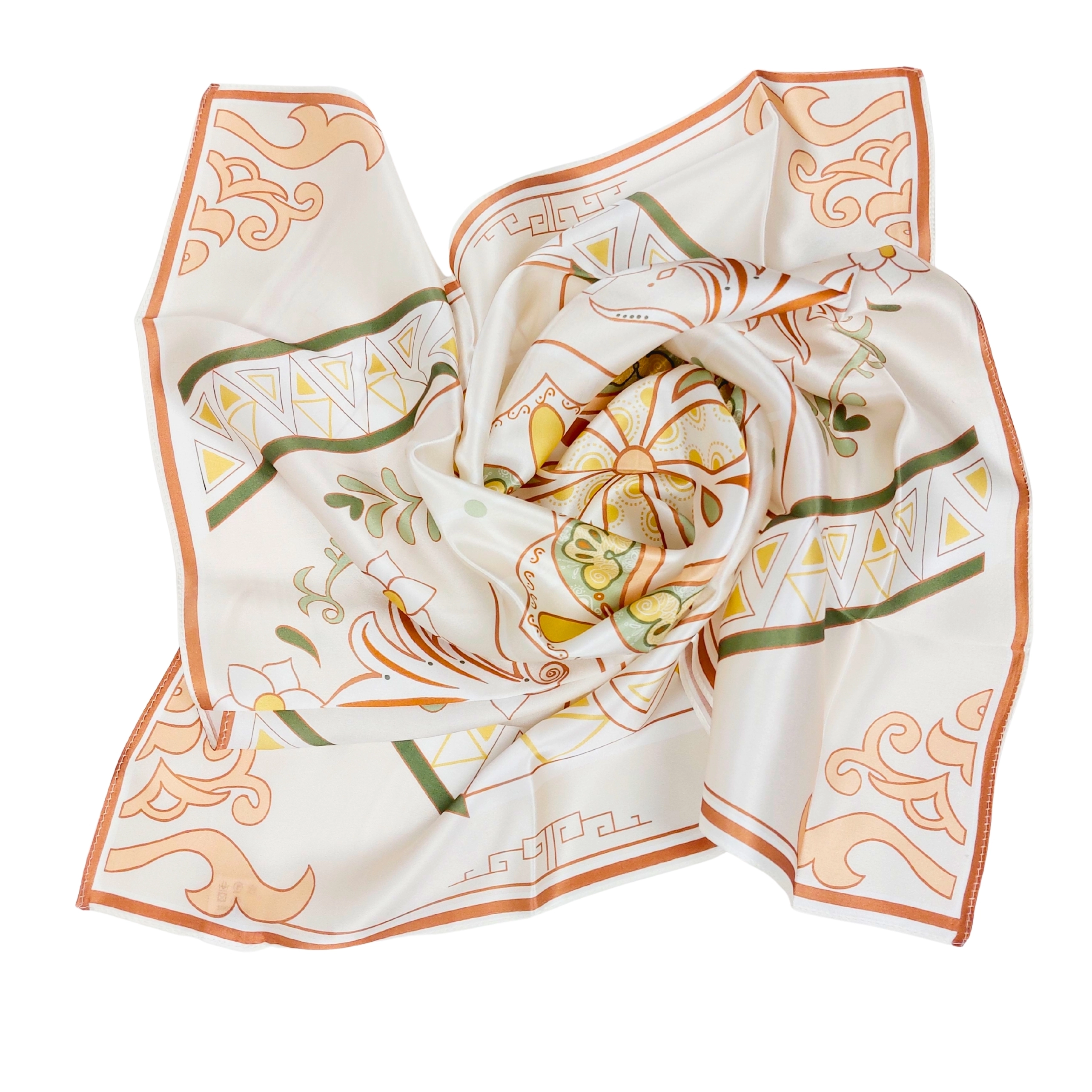 SPECIAL EDITION - Seidentuch Halstuch beige klassisch