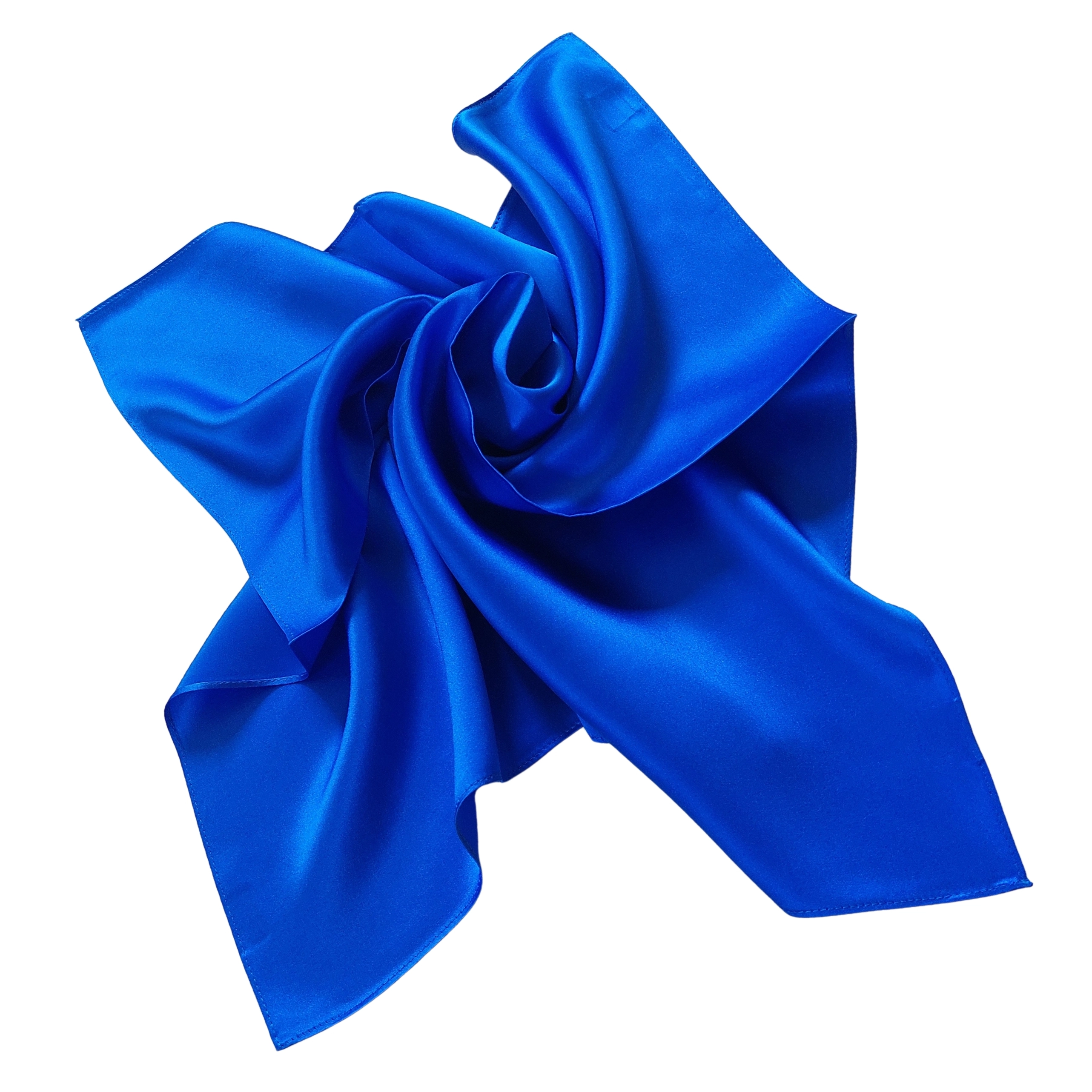 Seidentuch Halstuch Satin royalblau (16 Momme)