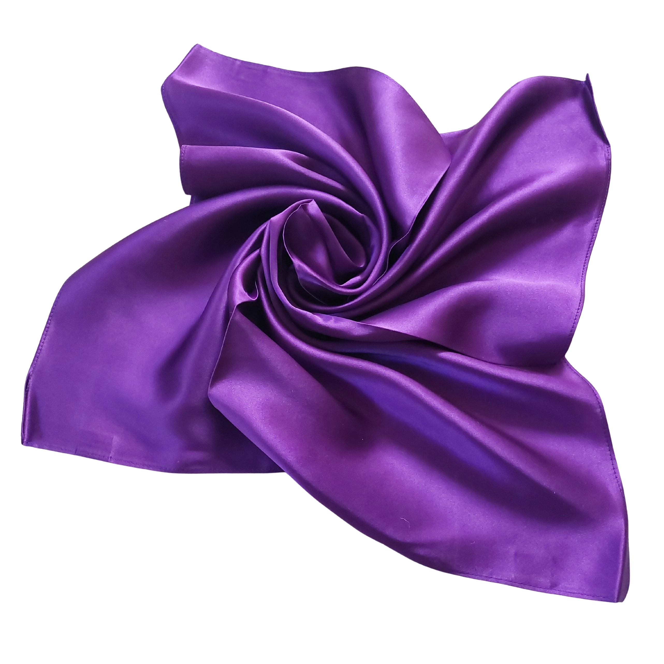 Nickituch Halstuch Satin violett (16 Momme)
