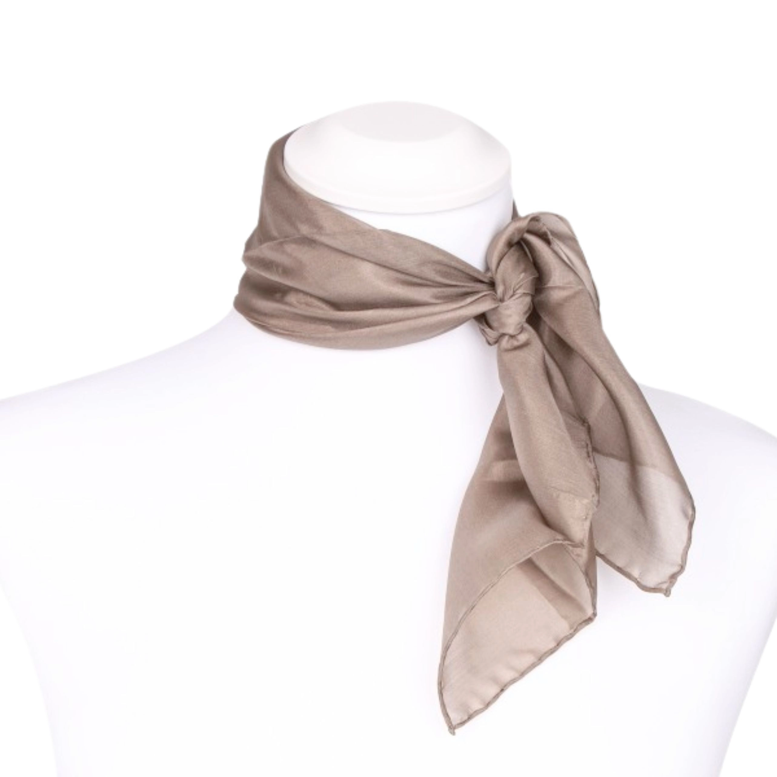 Nickituch Halstuch Pongé beige