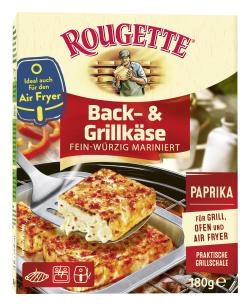 Rougette Back- & Grillkäse fein-würzig mariniert Paprika