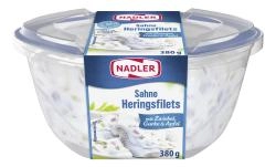 Nadler Sahne Heringsfilet mit Zwiebeln, Gurke und Apfel
