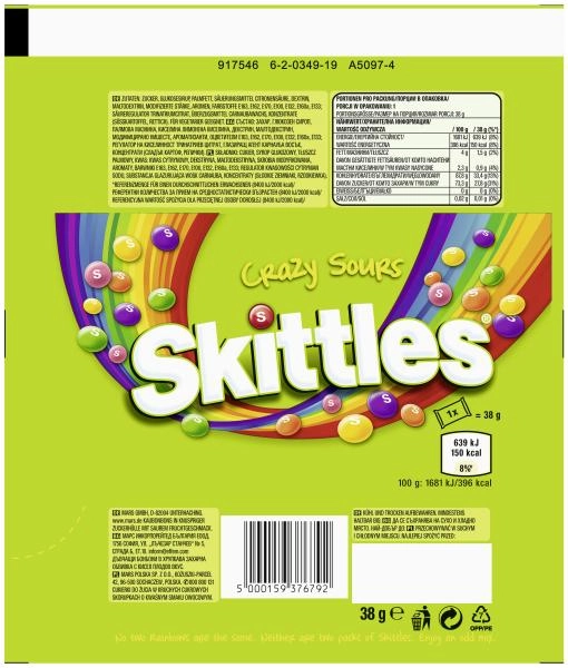 Skittles Crazy Sours