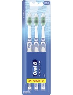 Oral-B Classic Care Zahnbürsten Medium 2+1 gratis