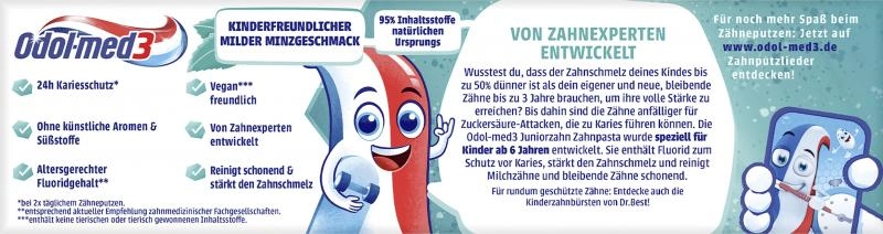 Odol-med3 Zahncreme Juniorzahn 6-13 Jahre