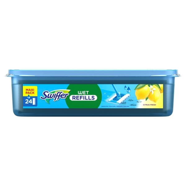 Swiffer Wet 24 Feuchte Bodenwischtücher Citrus Fresh Nachfüllpack