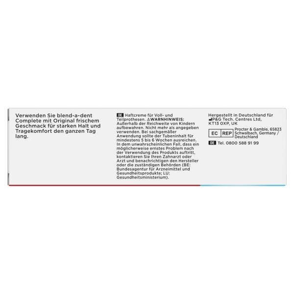 blend-a-dent Complete Haftcreme Starker Halt Originale Frische