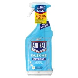Antikal Kalkreiniger-Spray Dusche Express Weiße Frühlingsblume