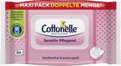 Cottonelle Feuchtes Toilettenpapier Sensitiv pflegend Maxi Pack