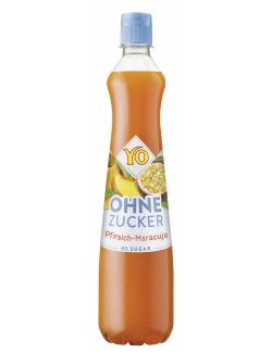 Yo Sirup ohne Zucker Pfirsch-Maracuja PET