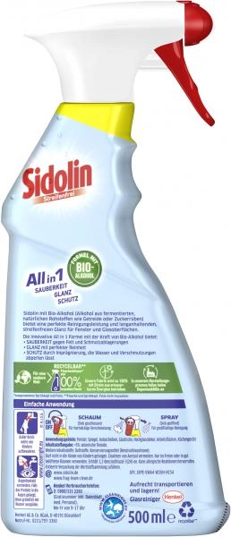 Sidolin Streifenfrei Zitrus Glasreiniger