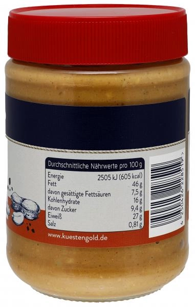 Küstengold Erdnusscreme Crunchy