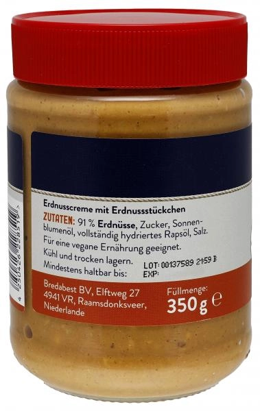 Küstengold Erdnusscreme Crunchy