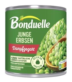 Bonduelle Dampfgegart Junge Erbsen
