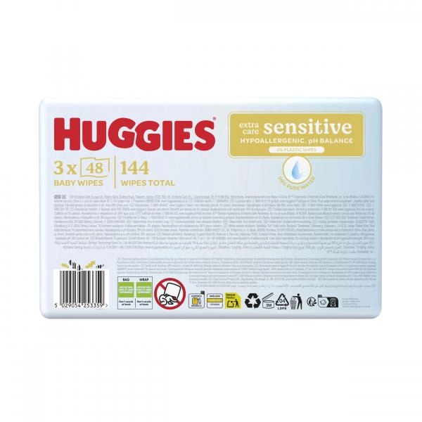 Huggies Extra Care sensitive Feuchte Baby Pflegetücher