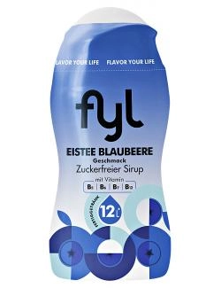 Fyl zuckerfreier Sirup Eistee Blaubeere Geschmack