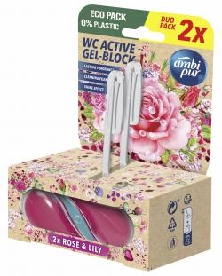 Ambi Pur WC Aktiv Duftspüler Rose & Lily Duo