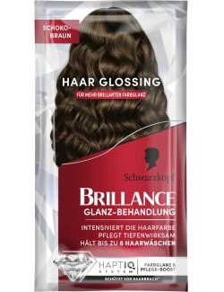 Schwarzkopf Brillance Glanz Behandlung Haar Glossing Schokobraun