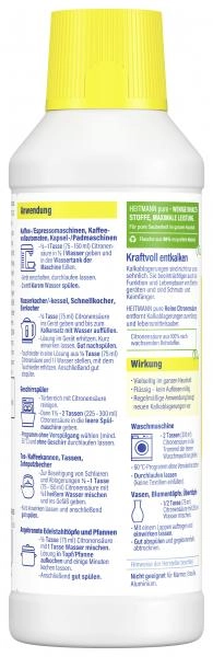 Heitmann Pure Reine Citronensäure Flüssig