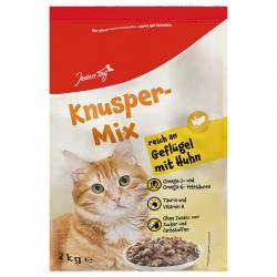 Jeden Tag Katze Knusper-Mix reich an Geflügel mit Huhn
