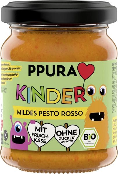 Ppura Bio Kinder mildes Pesto Rosso