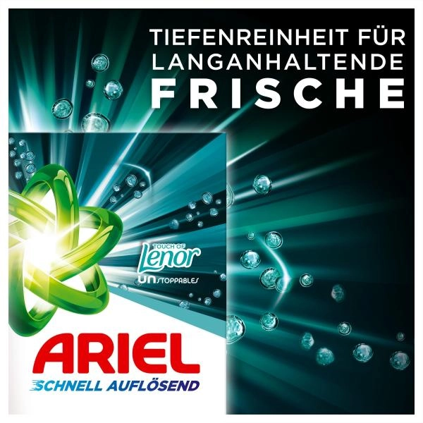 Ariel Pulver Touch of Unstoppables Universal+ Waschmittel