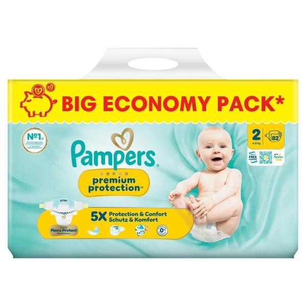 Pampers Premium Protection New Baby Windeln Gr. 2, 4kg-8kg