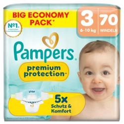 Pampers Premium Protection Windeln Gr. 3, 6kg-10kg