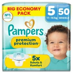 Pampers Premium Protection Windeln Gr. 5, 11kg-16kg